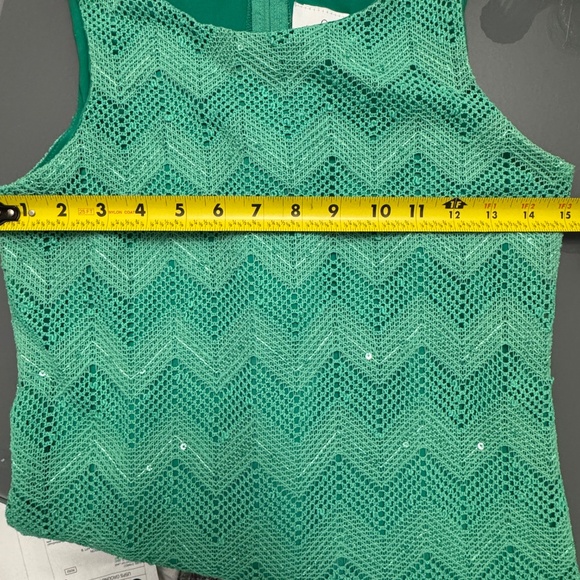 Women’s Maggie Breen Brand Green Sleeveless Dress *SEE NOTES* - Picture 10 of 13